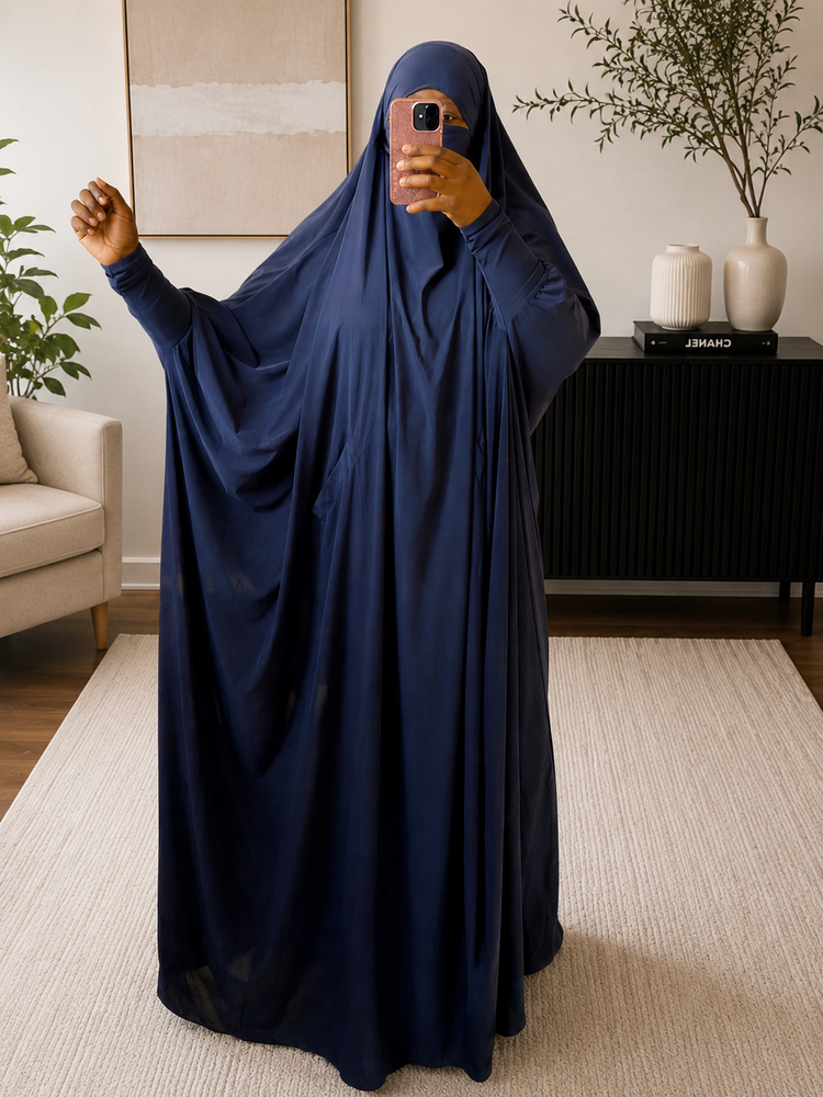 1 Pc Jersey knit Jilbaab