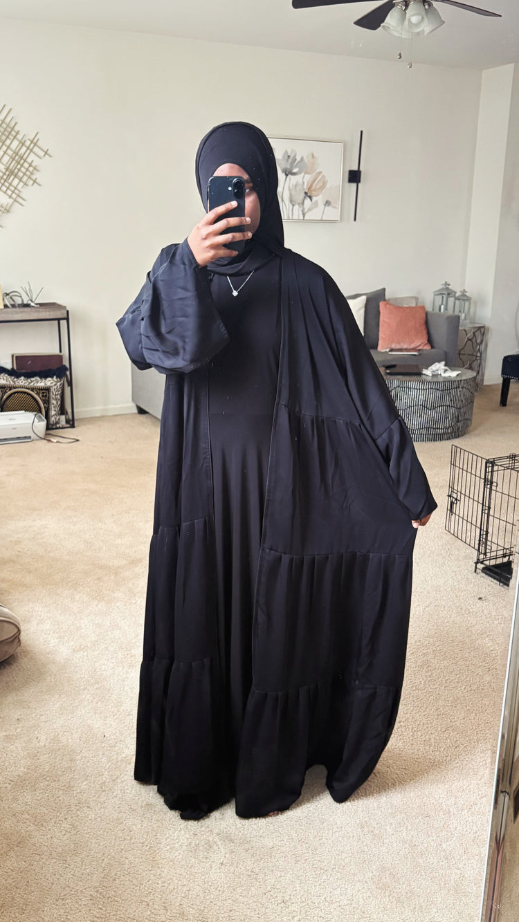 Jennah 3 tier abaya