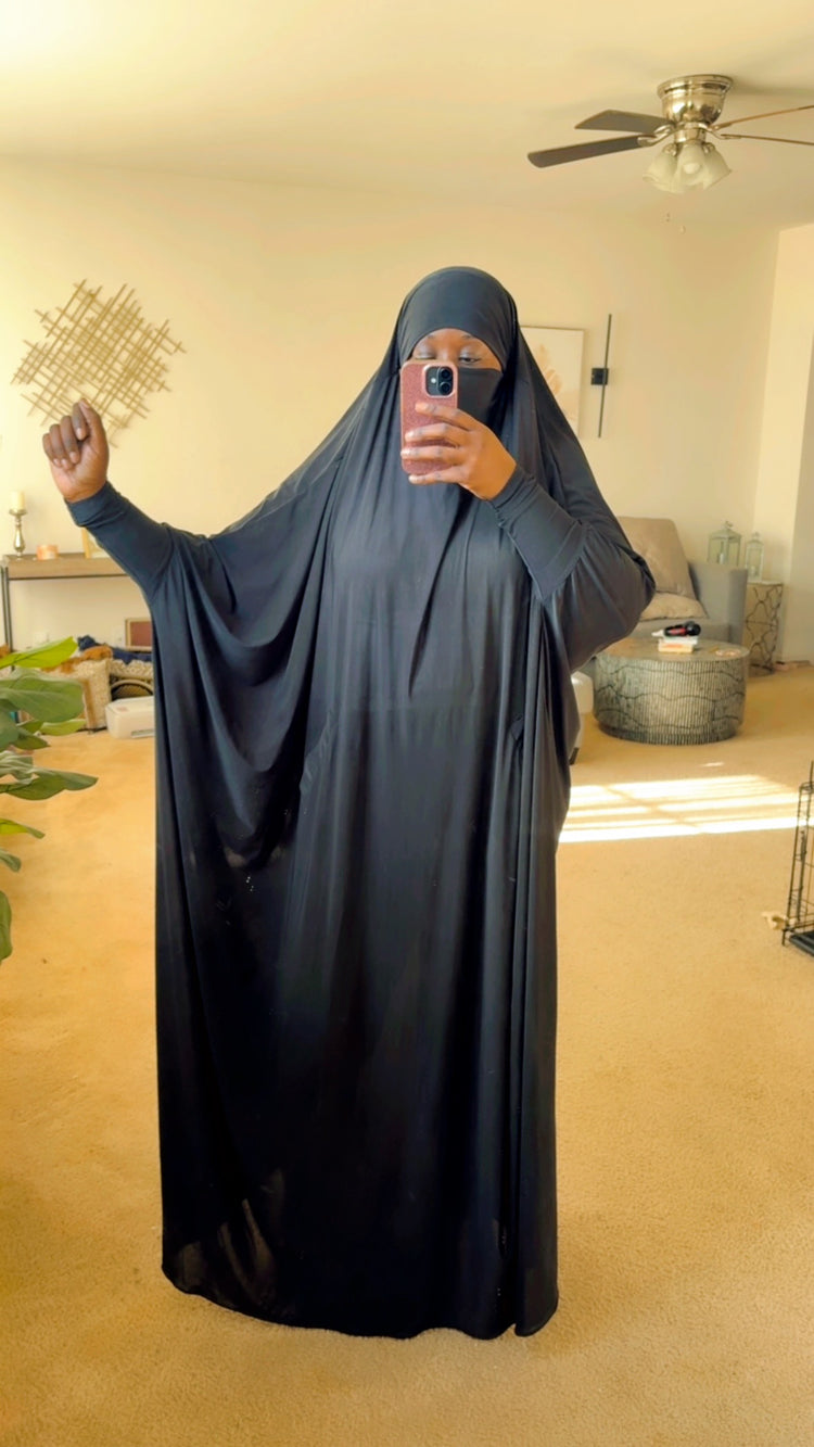 1 Pc Jersey knit Jilbaab