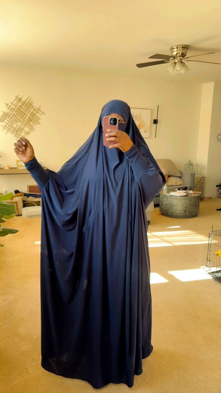 1 Pc Jersey knit Jilbaab