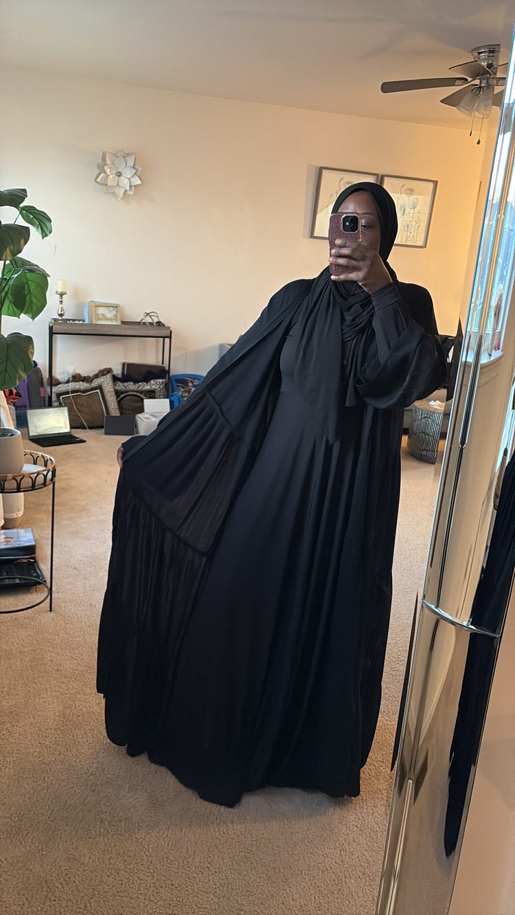 Jennah 3 tier abaya